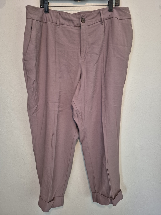 a new day Pants - a new day Cropped Tapered Pants in Dusty Rose